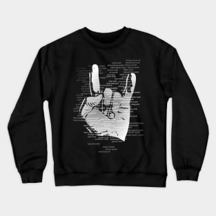 Rock styles list Crewneck Sweatshirt